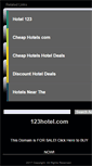 Mobile Screenshot of 123hotel.com