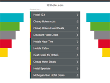 Tablet Screenshot of 123hotel.com