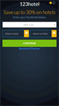 Mobile Screenshot of 123hotel.net